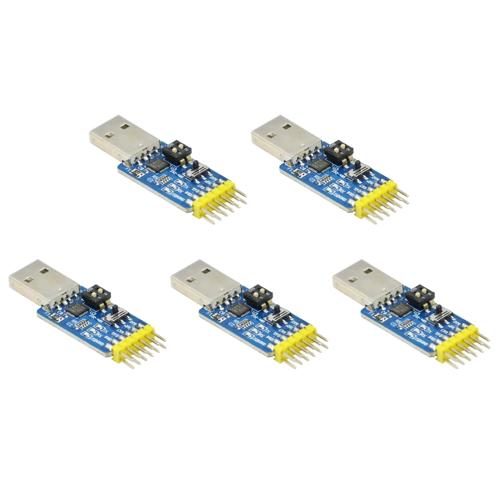 CP2102 six-in-one multifunctional serial port module usb to TTL 485 232 mutual conversion compatible with 3.3V/5V level