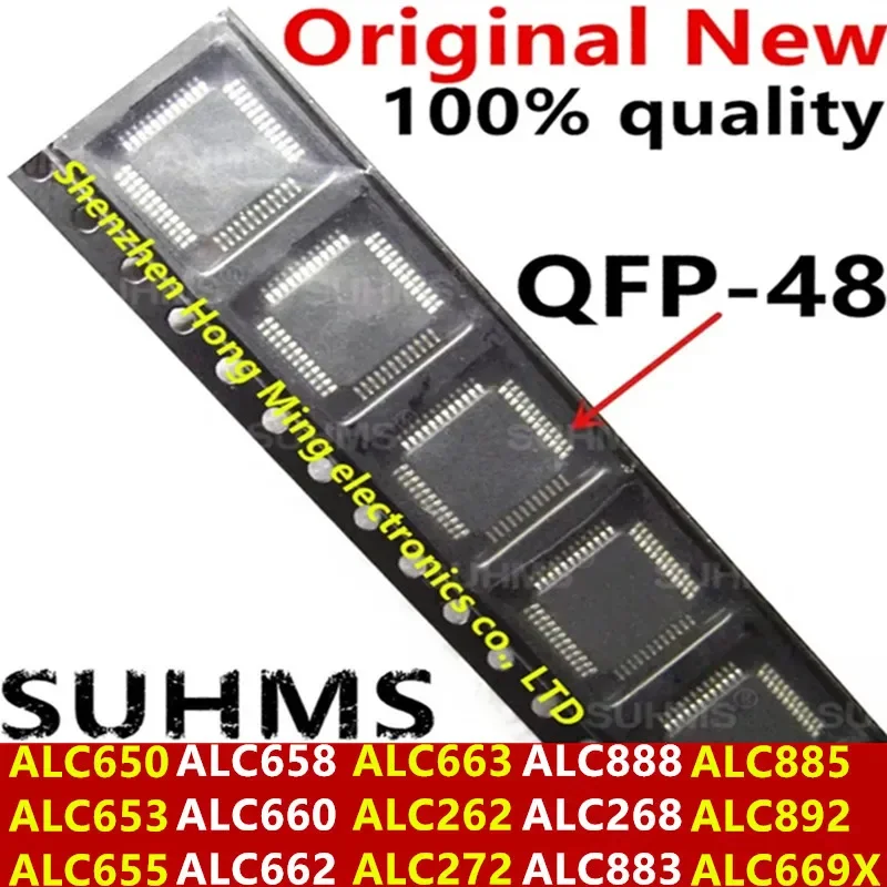 

1pcs ALC650 ALC653 ALC655 ALC658 ALC660 ALC662 ALC663 ALC669X ALC262 ALC272 ALC888 ALC268 ALC883 ALC885 ALC892 New QFP
