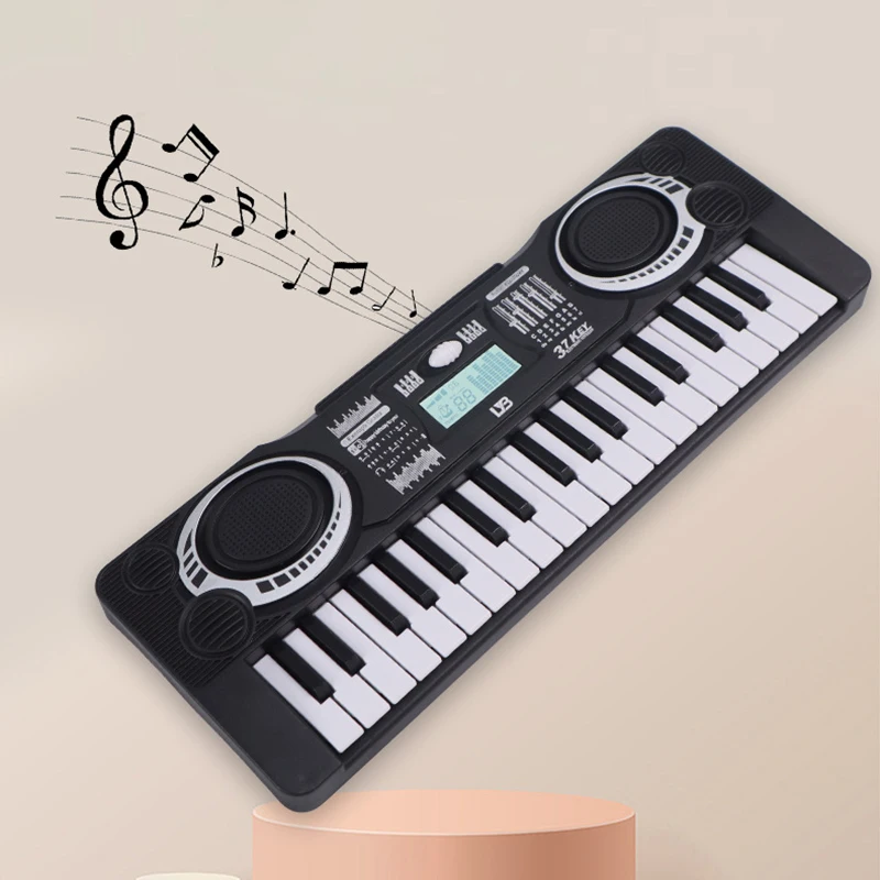 Children Toys 37 Keys Electronic Piano Toy Boys Girls Musical Instruments Simulation Piano Kindergarten Music Toys Birthday Gift