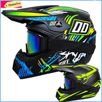 Casco de seguridad para Motocross Casco Motocross bicicleta cuesta abajo Capacete ATV Casco cruzado Casco de motocicleta para niños Dot Abs 1KG Unisex
