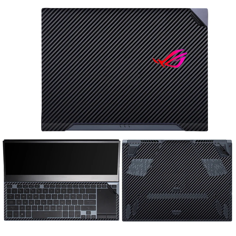 Piel de portátil para ASUS ROG Zephyrus Duo 16 GX650R GX650P película protectora para ROG Zephyrus GX551Q/GX703H/GX502L/GX550L pegatina