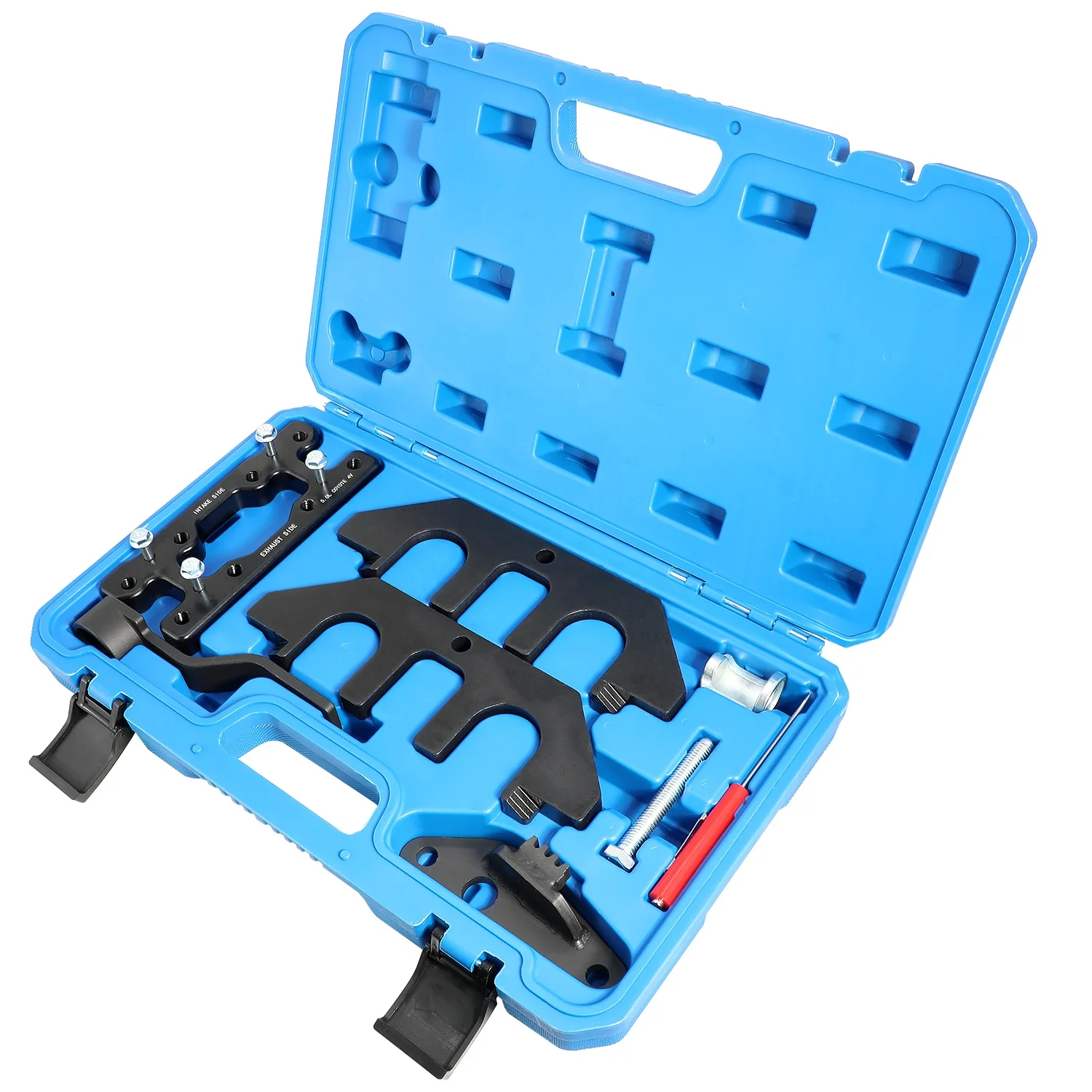 5.0 Coyote V8 Engine Flywheel Camshaft Crankshaft Locking Valve Spring Compressor Timing Tool Set