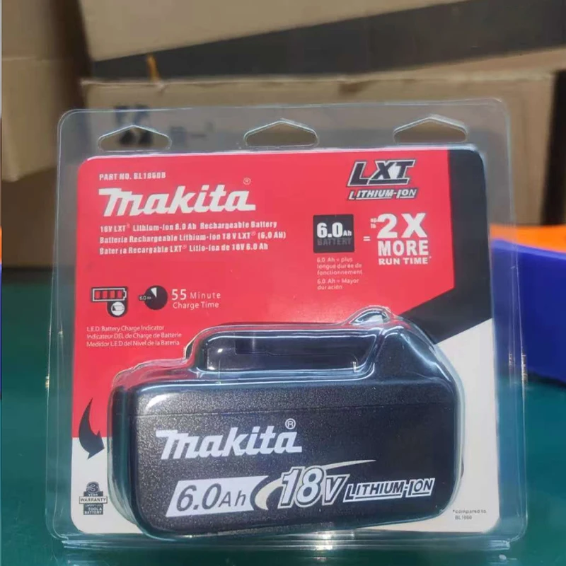 

100% Original Makita 6Ah/5Ah/2Ah for Makita 18V Battery BL1830B BL1850B BL1850 BL1840 BL1860 BL1815 Replacement Lithium Battery