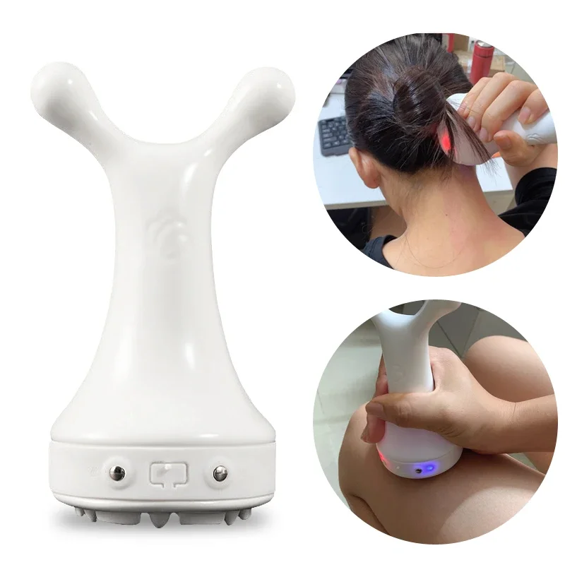 Meridian Dredging Fitness Physiotherapy Intelligent Electric Muscle Relaxer Heat-Applying Scrape Instrument for Neck & Shoulder