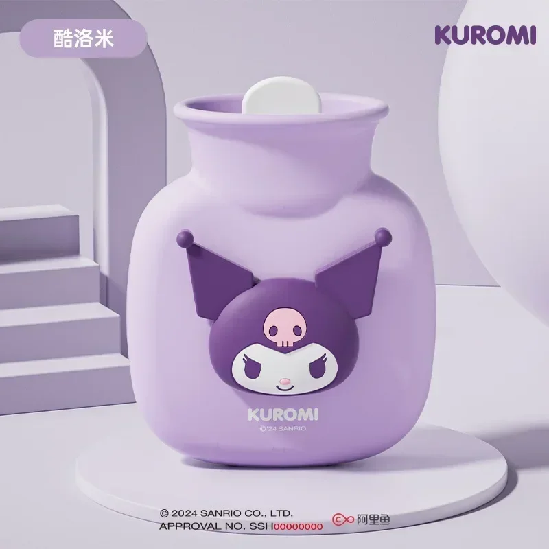 Sanrio Hello Kitty Cinnamoroll Anime Kuromi Ins Water Hot Bag Cute Kawaii Thick Silicone Water Storage Bag Gifts for Kids