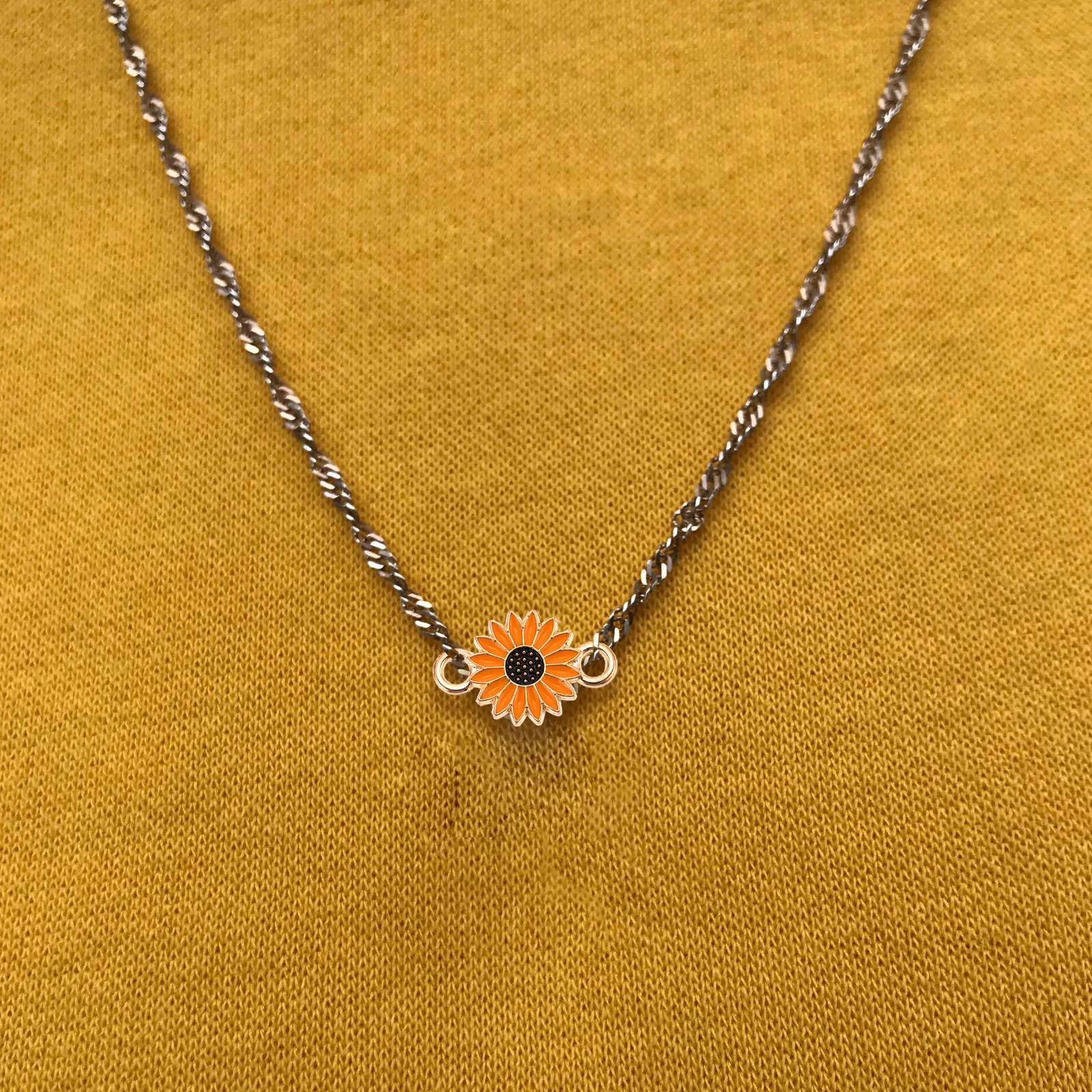 

20Pcs Sunflower Alloy Charm Pendants DIY Jewelry Making Accessories for Necklace Bracelet Creative Craft Supplies