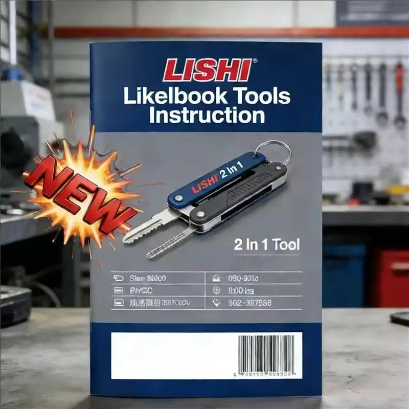 Car Software Lishi 2-in-1 Locksmith Tool User Manual Book Instruction Guide for  Automotive Locks And Keys