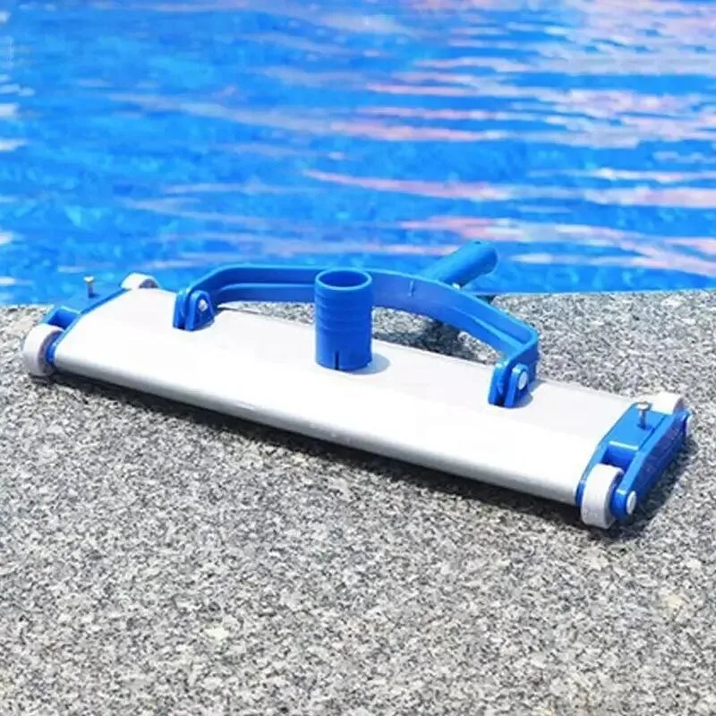 

Swimming Pool Cleaning Equipment, Blue and Heavy-duty with Brush Suction Head, Swimming Pool Maintenance Tool