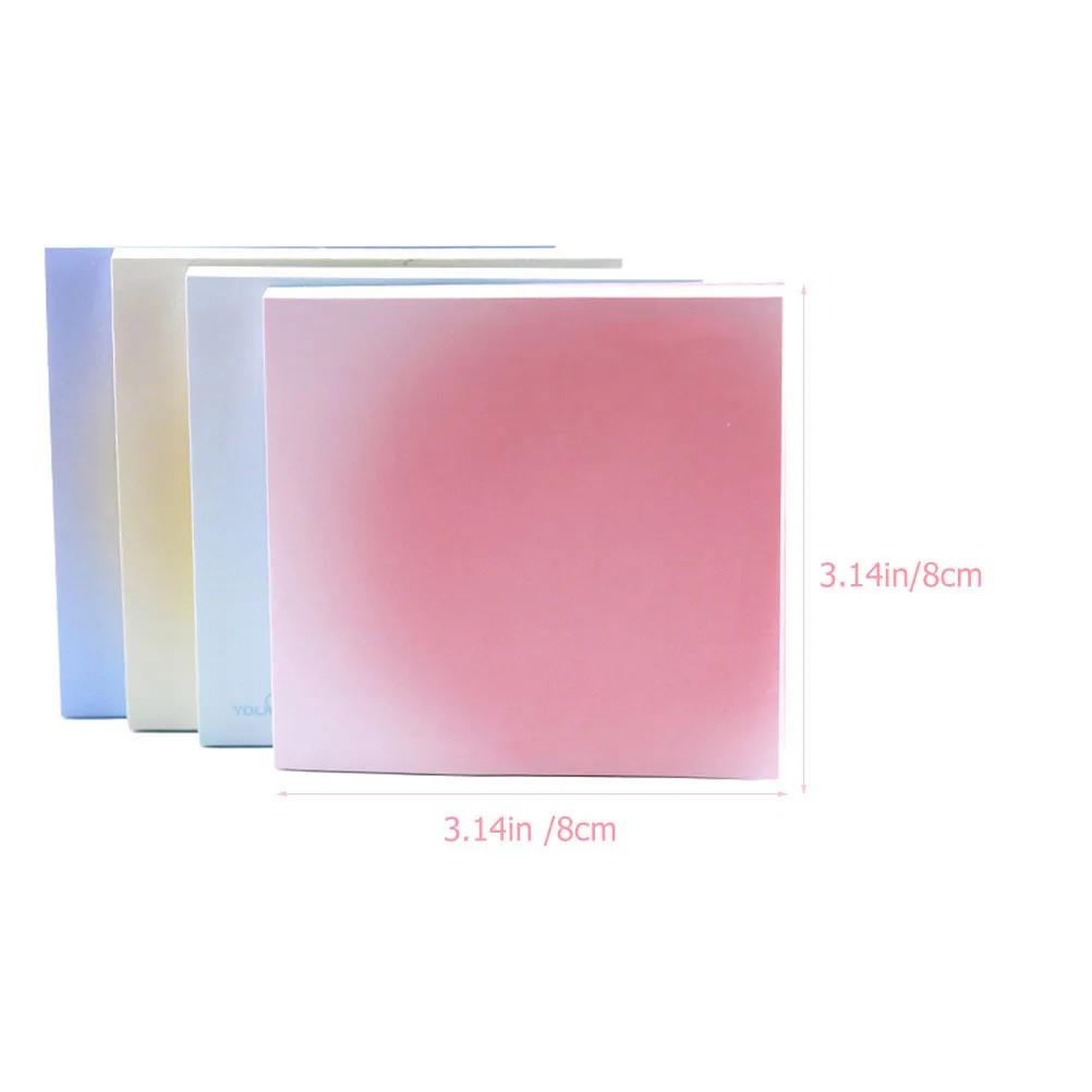 10 pz Note Adesive Taccuini Memo Appiccicosi Portatile Rimovibile Ufficio Messaggio Soggiorno Carte Note Adesive Memo Adesivo autoadesivo