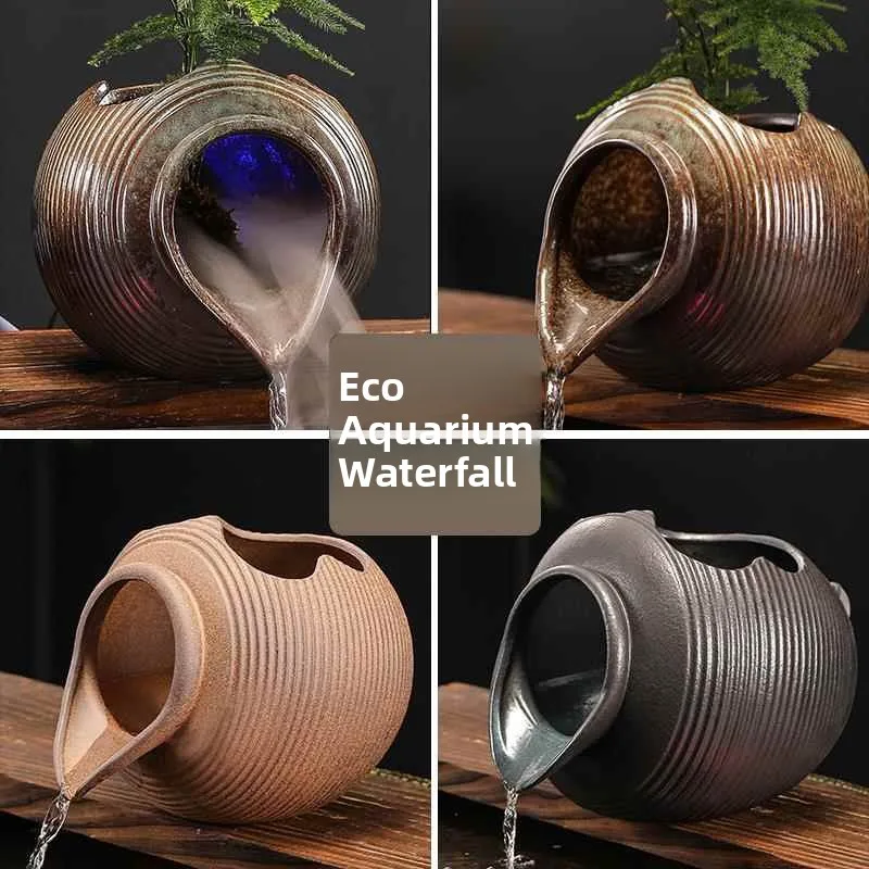 

Экологический фильтр для пруда по древнему методу, для ферм рыбоводческих хозяйств, для проточной воды, для горшков, для прудов, выходной фильтр, декоративное украшение для дома