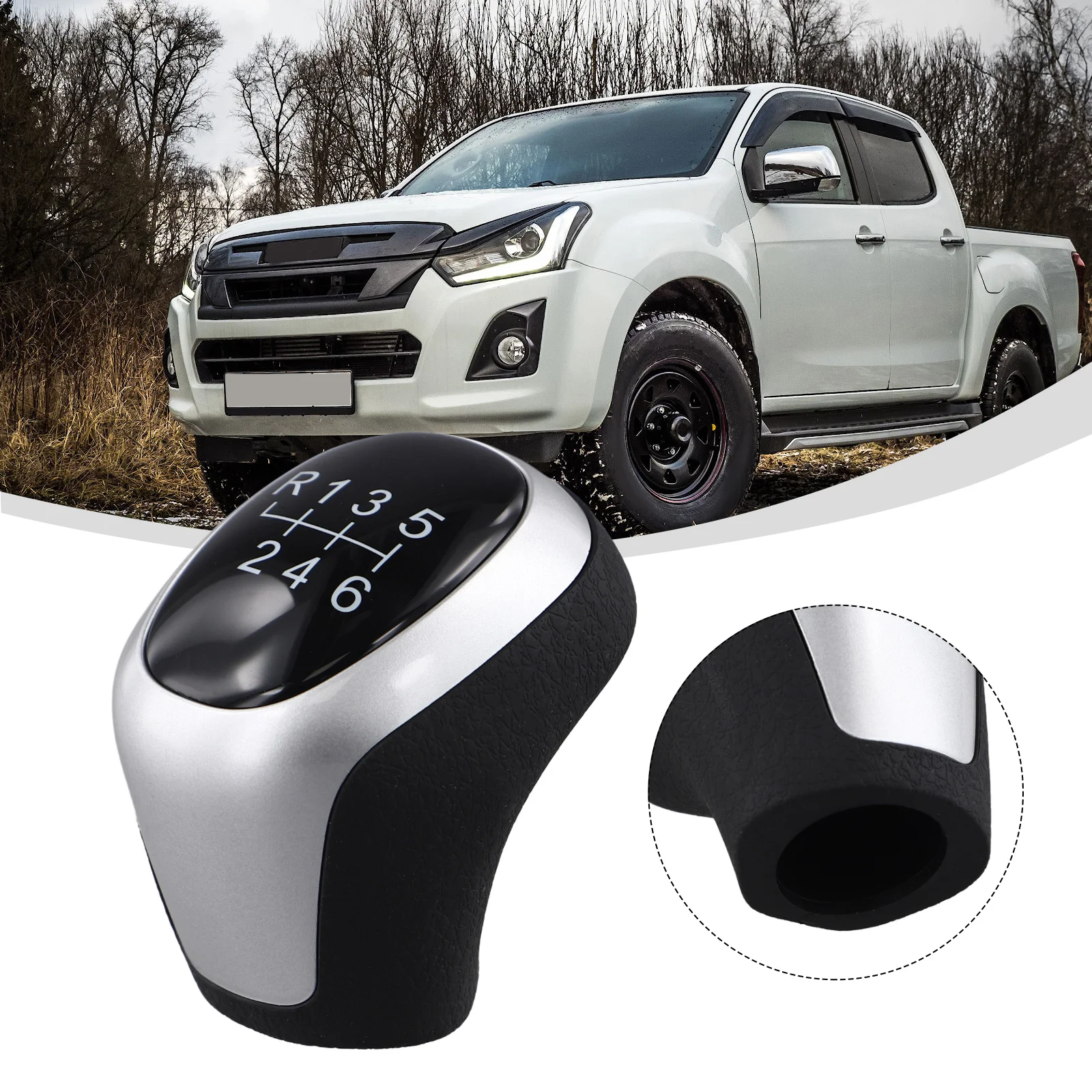 

Модернизированная ручка переключения передач для ISUZU All New D-MAX 2020 с 6-ступенчатой коробкой передач и индивидуальной подгонкой для удобства водителя