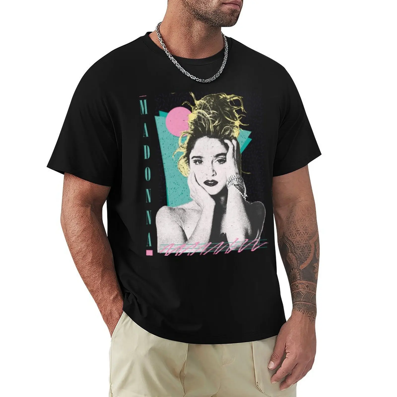 Camiseta esencial madona rovel, camiseta fresca de verano
