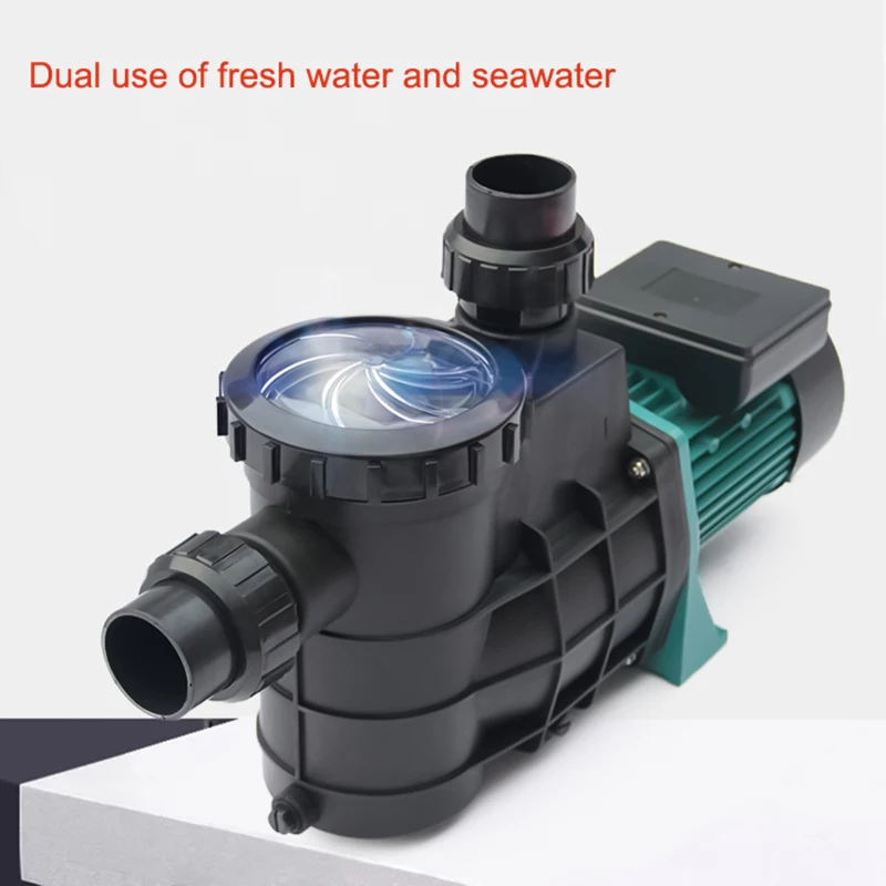 Self-Priming Circulating Filter Pump 220V 2 Inch/50mm For Freshwater Seawater In Fish Ponds Swimming Pools And Baths