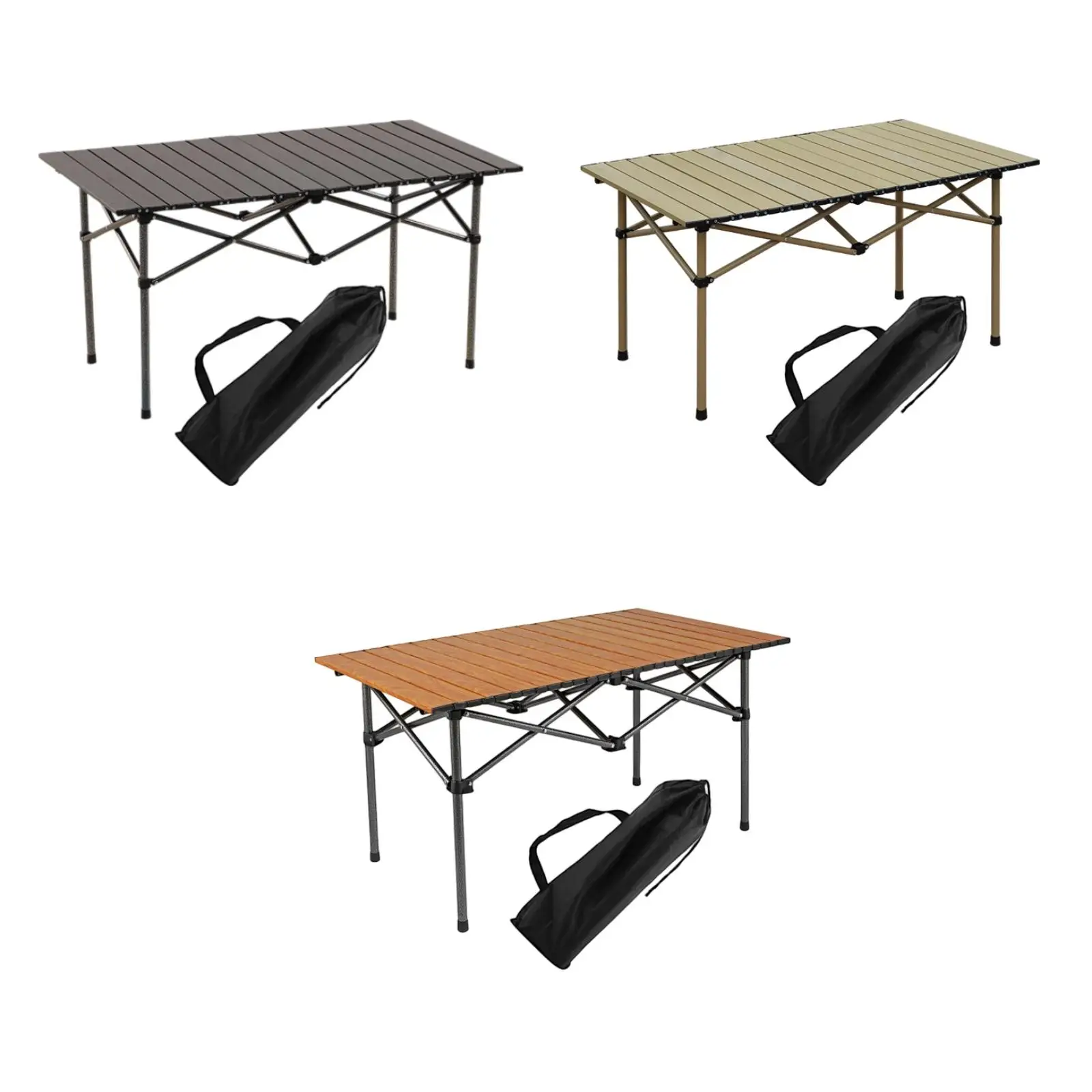 

Outdoor Camping Table Portable Stable Easy to Set up Camping Side Table for Outdoor Cooking Bbqs Picnics Tailgating Hiking