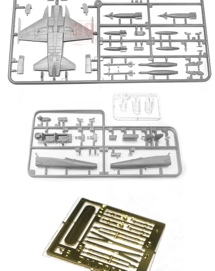 Dream Model Assembly Aircraft Kit DM720014 US F-5F Tiger II Two seater Fighter (Later Version) 1/72