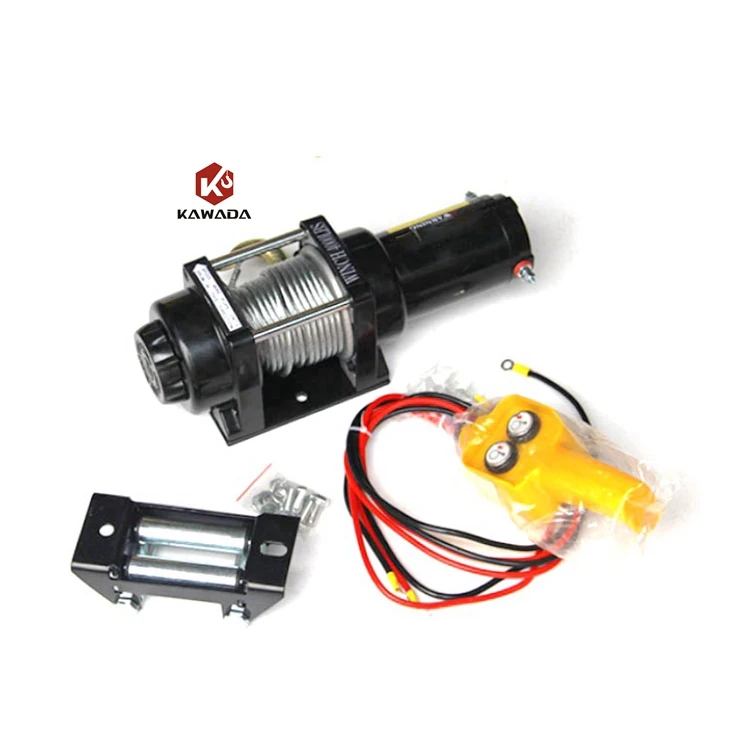 12V 24V 48V 4500lbs Pull Auto 4x4 Anchor 4500lb 4500 Lb Small Electric Winch