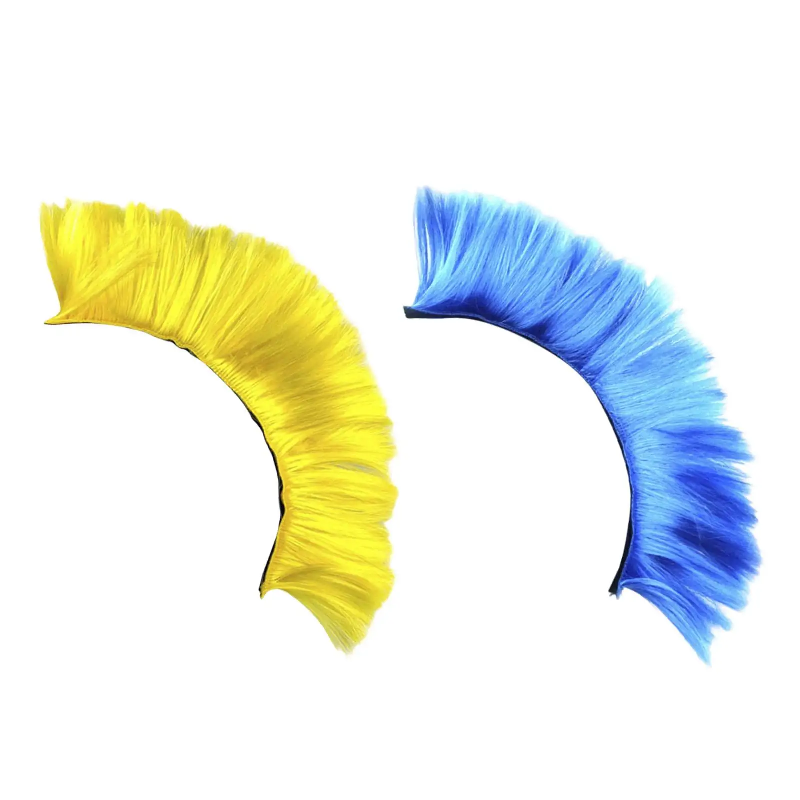 Helmet Wig Snowboard Helmet Hair Eye Catching Cosplay Costume Easy Installation