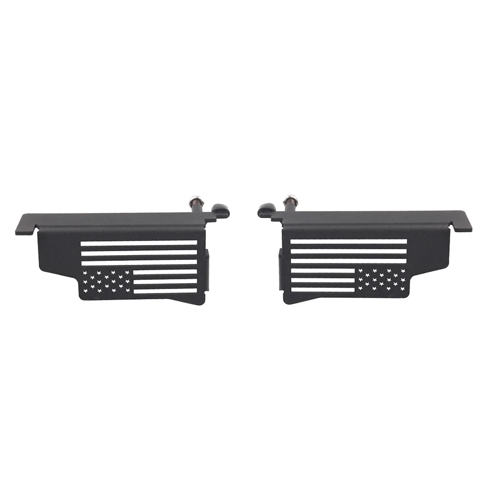 Fit Jeep Wrangler JK JL 2007-2025 American Flag Door Hinge Step Pedal, Foot Rest Peg Exterior Accessories