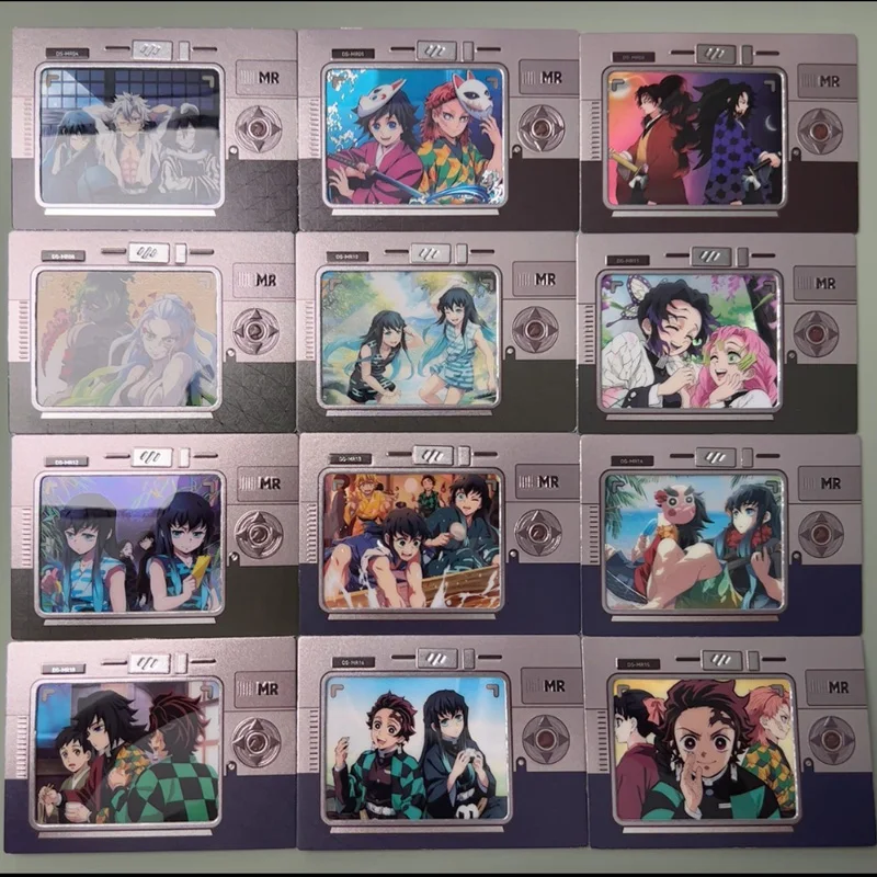 

Anime Demon Slayer MR Cards Kamado Tanjirou Tokitou Muichirou Kanroji Mitsuri Collection Cards Christmas Birthday Gifts Toys