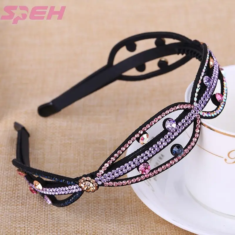 exquisite hair accessories Rhinestone Australian Diamond Fashion Women's hair hoop fashion diamond fine head hoop wholesale