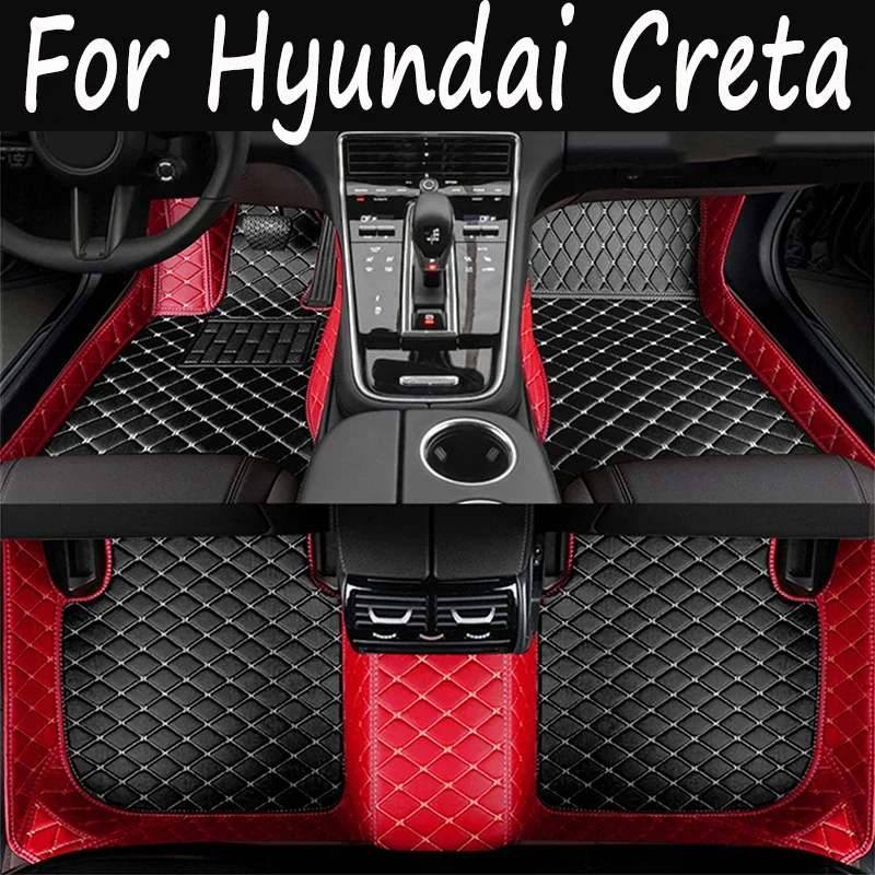 

For Hyundai Creta IX25 2019 2018 2017 2016 2015 Car Floor Mats Styling Decoration Protect Auto Accessories Carpets Interior