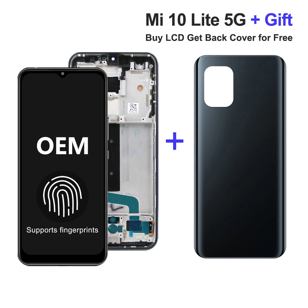 OEM For Xiaomi Mi 10 Lite 5G Tested For Mi10 Lite M2002J9G XIG01