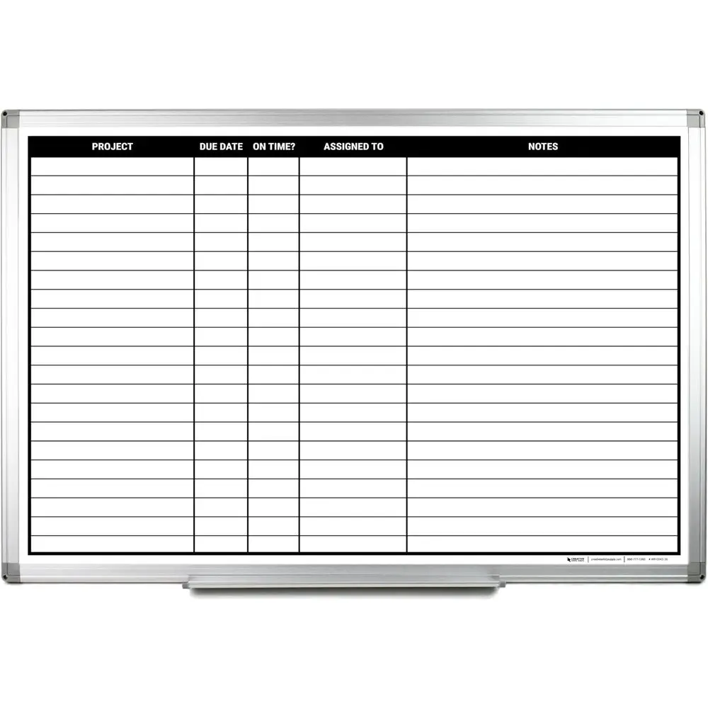 

Большая маркерная доска 48x36 дюймов для планирования проектов