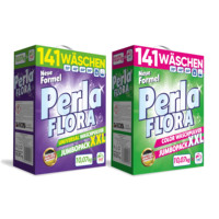 Washing powder PERLA FLORA Universal + Color 141 wash 2x10.07 kg