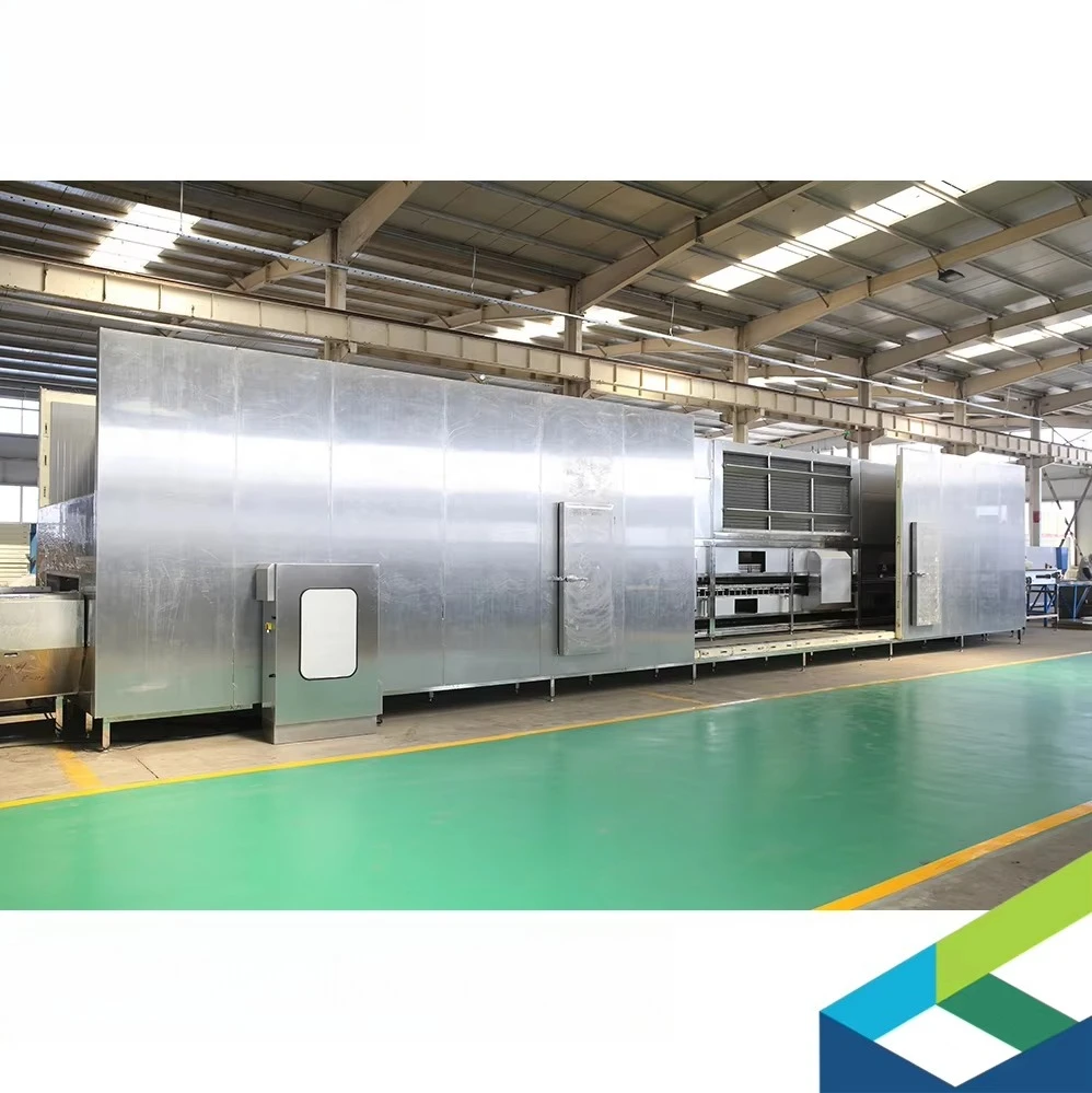 FL Quick Freezing Machine Automatic Tunnel Quick Freezer For Vegetable Fruit Frozen Food Production Workshop