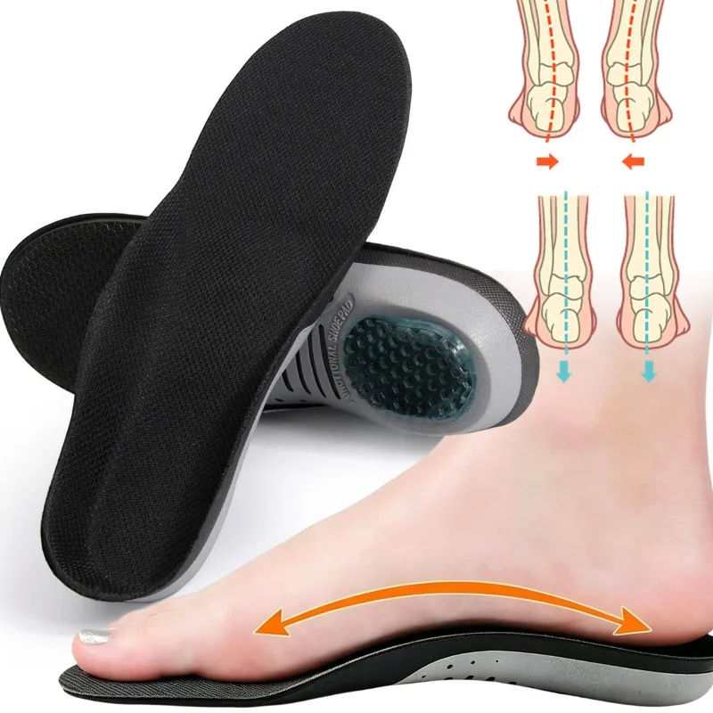 3D Arch Support Insoles Shock-Absorbing Pads for Women Men Running Sports New Premium Pads Shock-Absorbing Arch Support Insoles