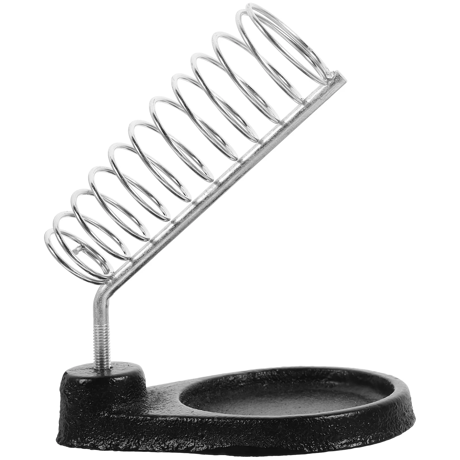 

Round Iron Stand Sturdy Portable Tabletop Holder For Soldering Support Station Heavy Duty Soldering Base