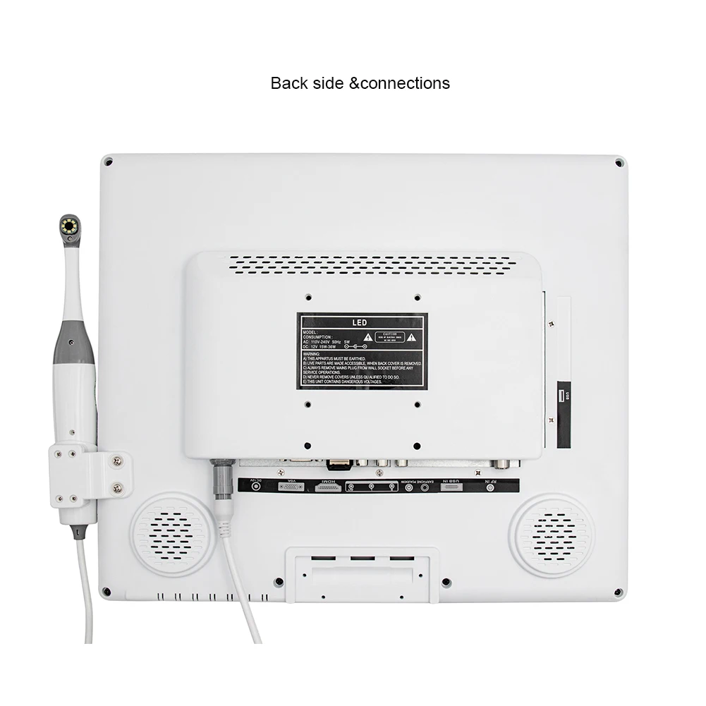 Dental Intraoral Camera with Screen Dental Endoscope for Doctors Teeth Exam Pets Device Dental Inspection Scan for Medical Use