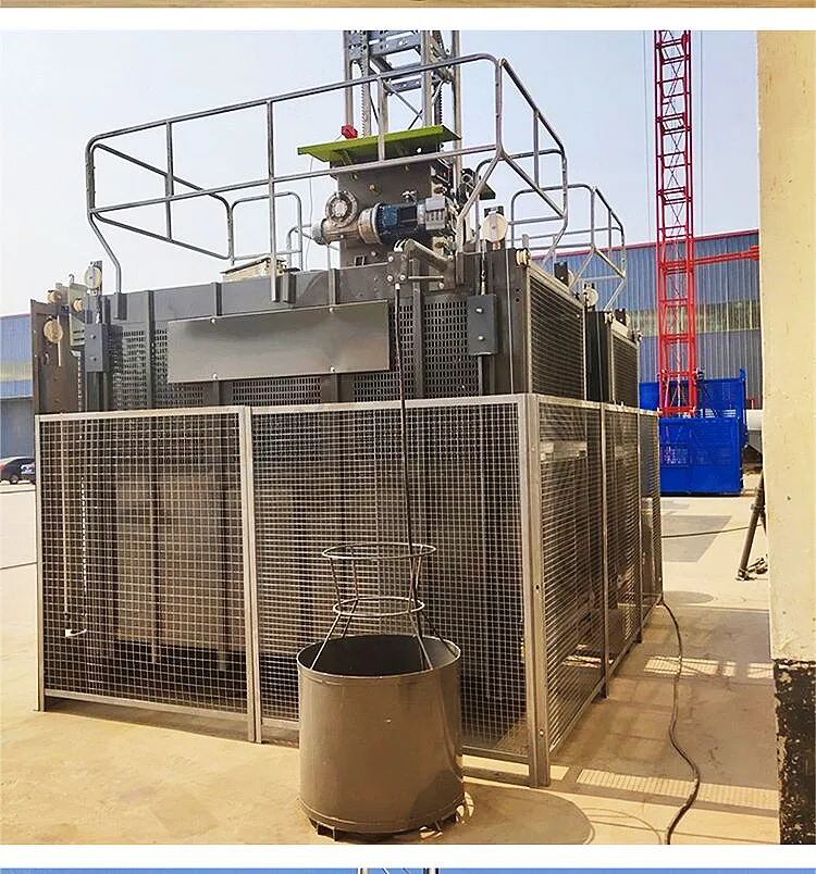 Factory direct sales SC100/100 rack and pinion construction elevator construction SC200 freight construction elevator