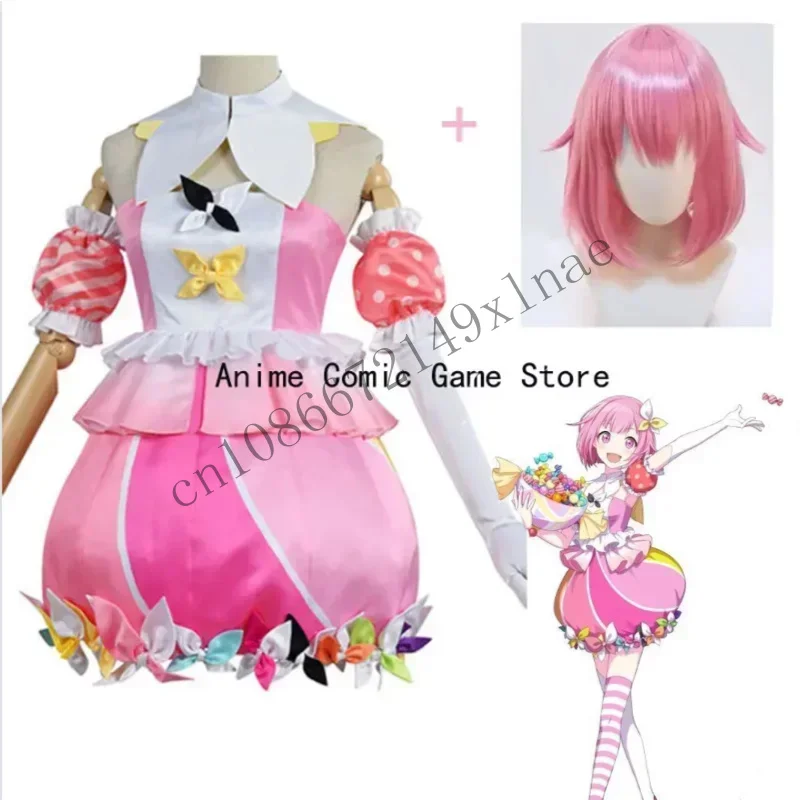 ในสต็อกโครงการ Sekai เวทีหลากสีสัน! Ootori Otori EMU ชุดคอสเพลย์วิกผมฮาโลวีนชุดสําหรับสตรี