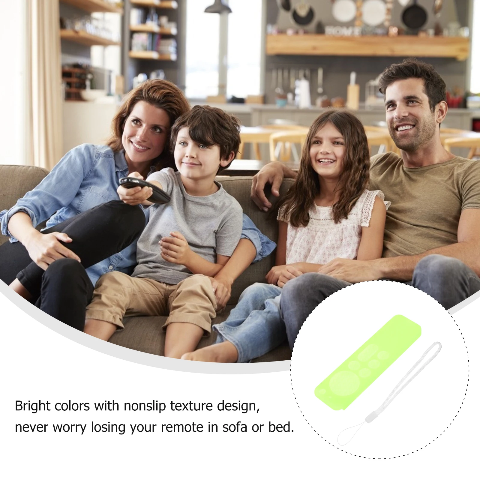 

Silicone Case for Remote Control Protective Cover Controller Sleeve Anti Slip Dustproof Shock Absorbing Soft Gel Remote