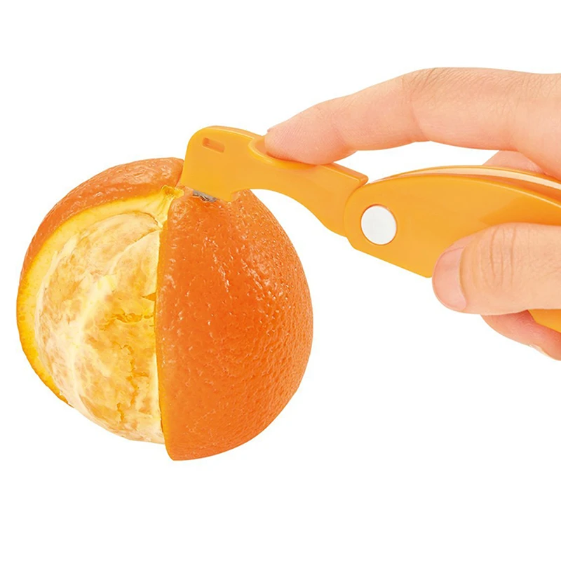*。1pc Stainless Steel Portable Manual Kitchen Peeling Tools Fruit Vegetable Peeler Knife Apple Kiwi Potato Peelers Orange Cutter
