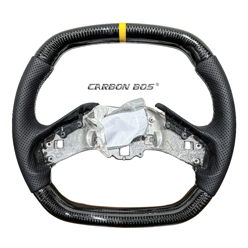 

For Corvette C8 with Black Carbon Fiber Steering Wheel for Chevrolet Corvette C8 C7 C6 High-quality Real Carbon Fiber New Hot