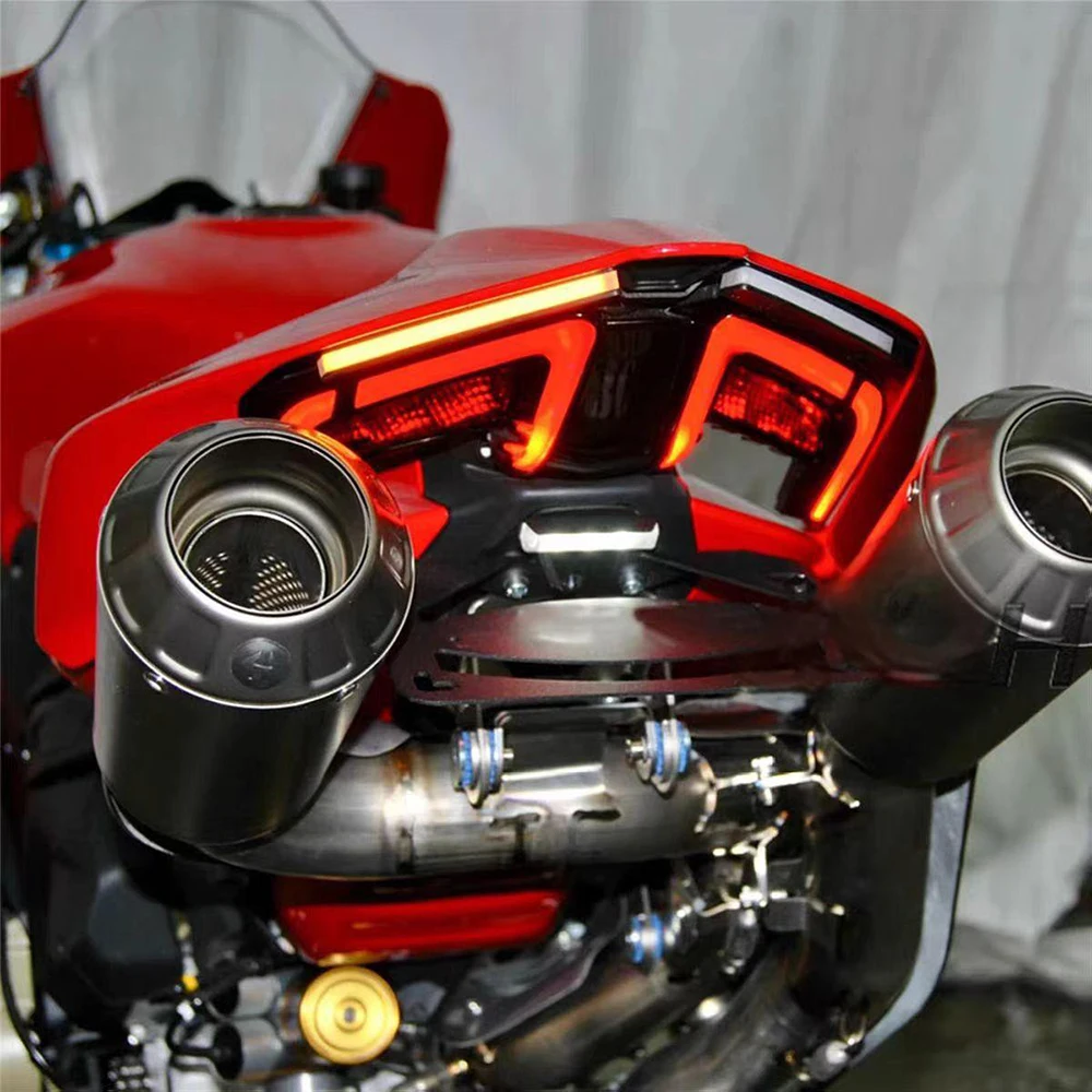 ل DUCATI Streetfighter/Panigale V2 V4 V4S دراجة نارية ail مرتب الحاجز مزيل مع LED بدوره إشارات الحاجز مزيل عدة