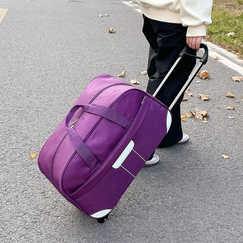 

Large Capaci Handheld Travel Bag Faionable Korean Sle with Rod for Men And Women Going out Foldable Boarding Tour Bag
