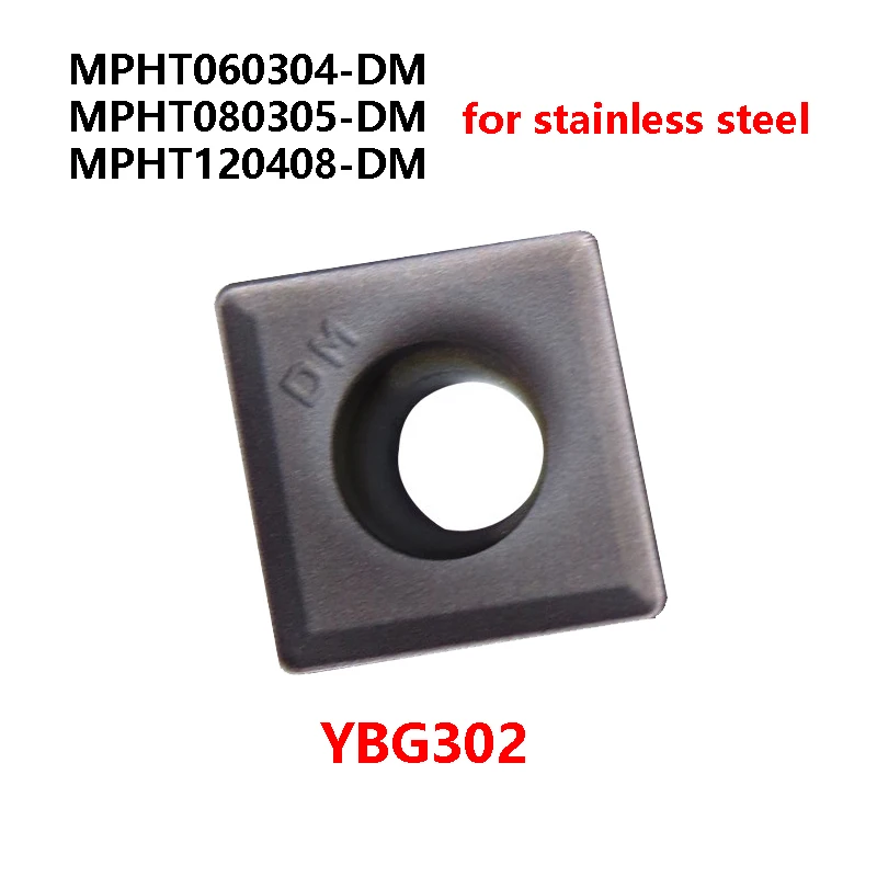 MPHT 100% Original MPHT060304-DM YBG302 MPHT080305-DM MPHT120408-DM For Steel And Stainless MPHT 060304 080305 120408 Inserts