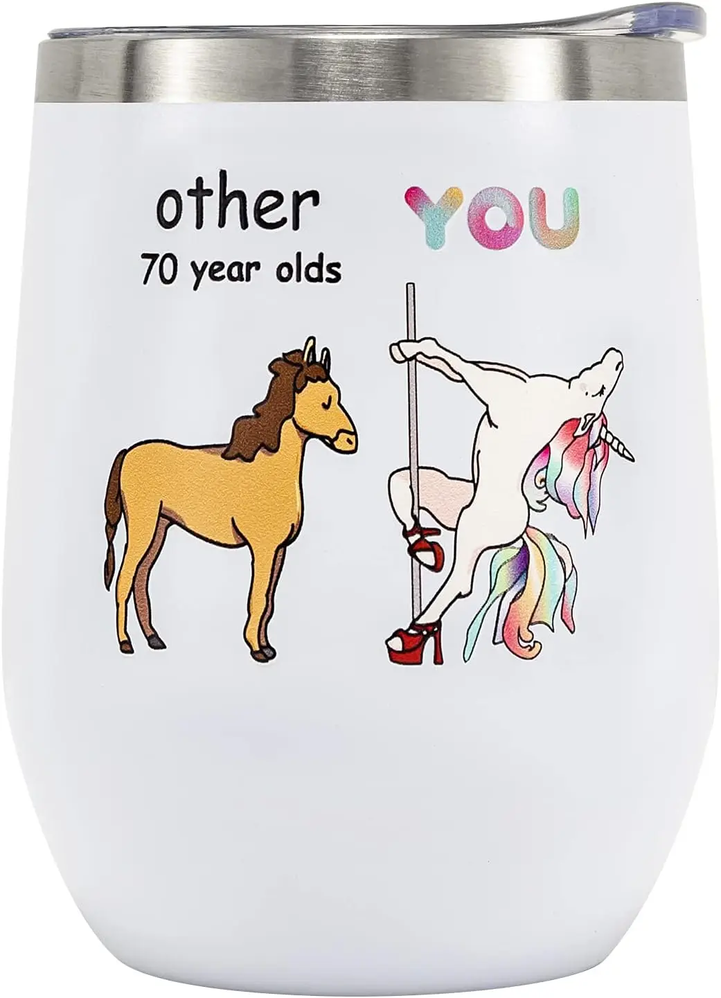 

Подарки на 70-летие для женщин, стакан для вина «Друзья», забавные идеи, подарки для лучшего друга/друзей/жены/мамы/сестры/е, единорога на 12 унций Va