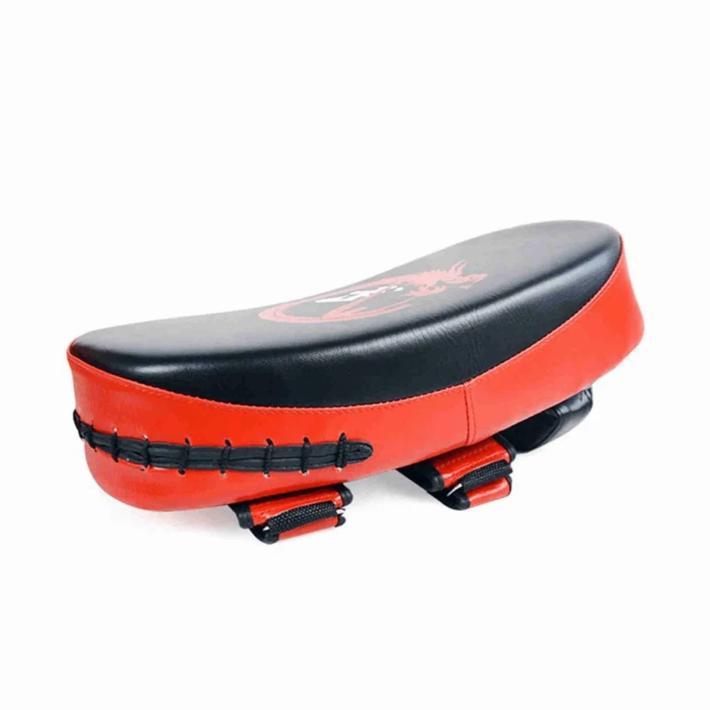 Curved Design Boxing Training Mitt Arc Shape Impact Resistant Muay Thai Pad Reinforced Stitching Shock Absorbing