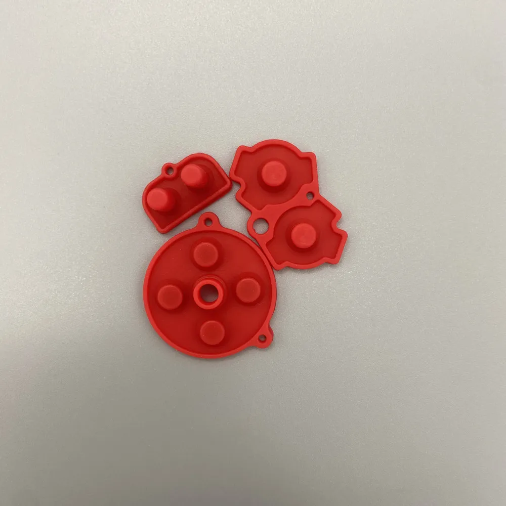Color high quality game accessory rubber pads button silicon pads for Gameboy Advance GBA