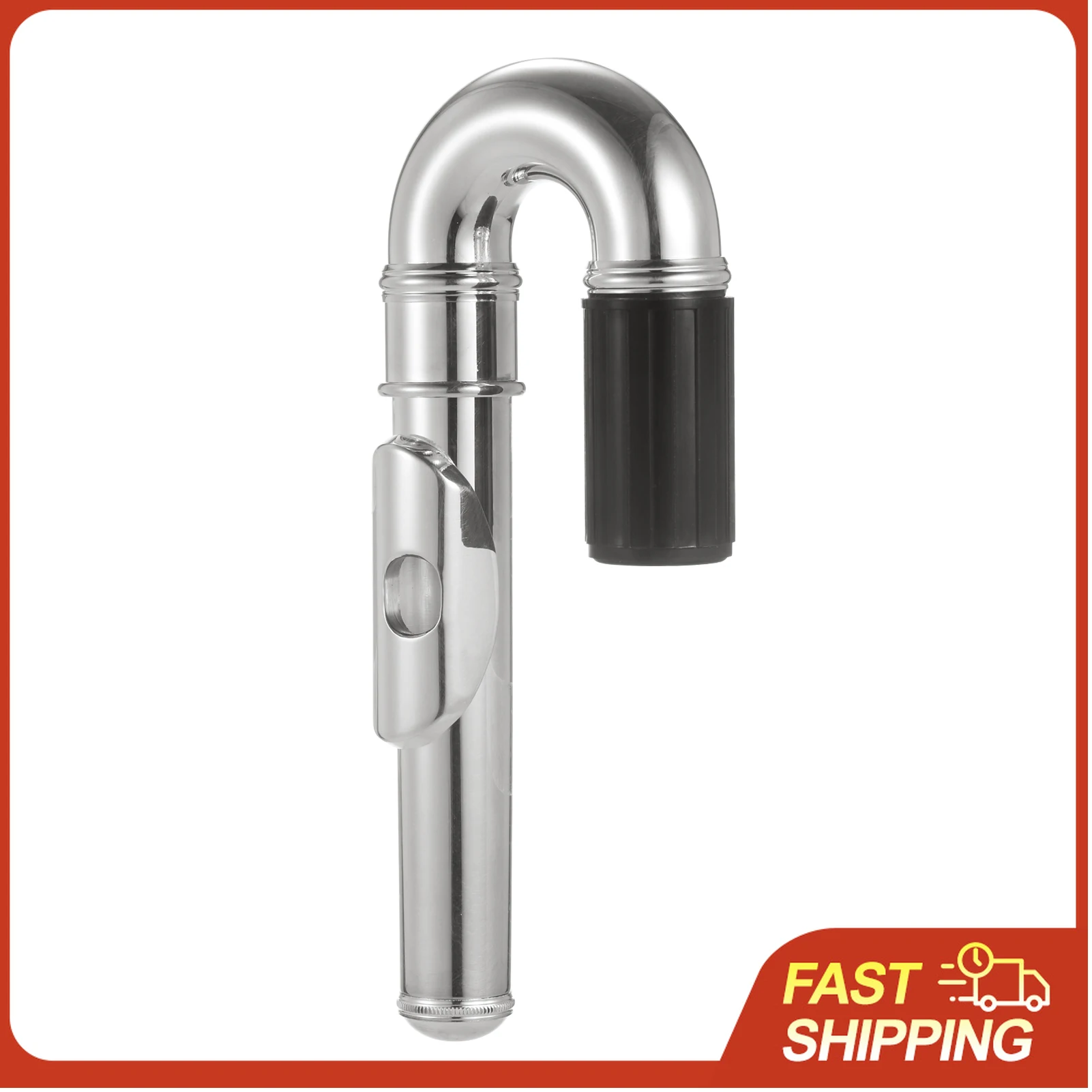 

Никелированный изогнутый головной узел для флейты, аксессуар для музыкальных инструментов, сменная деталь