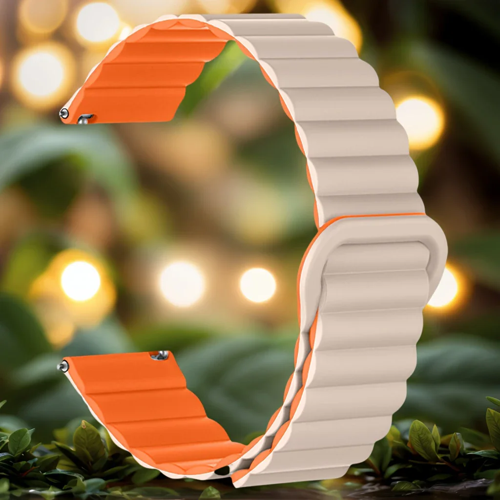 حزام حلقة مغناطيسي لساعة سامسونج جالاكسي 7 6 5 4 40 مللي متر 44 مللي متر 4 6 كلاسيكي 46 42 43 47 مللي متر 5 برو باند سيليكون 20 مللي متر 22 مللي متر حزام الساعات #1