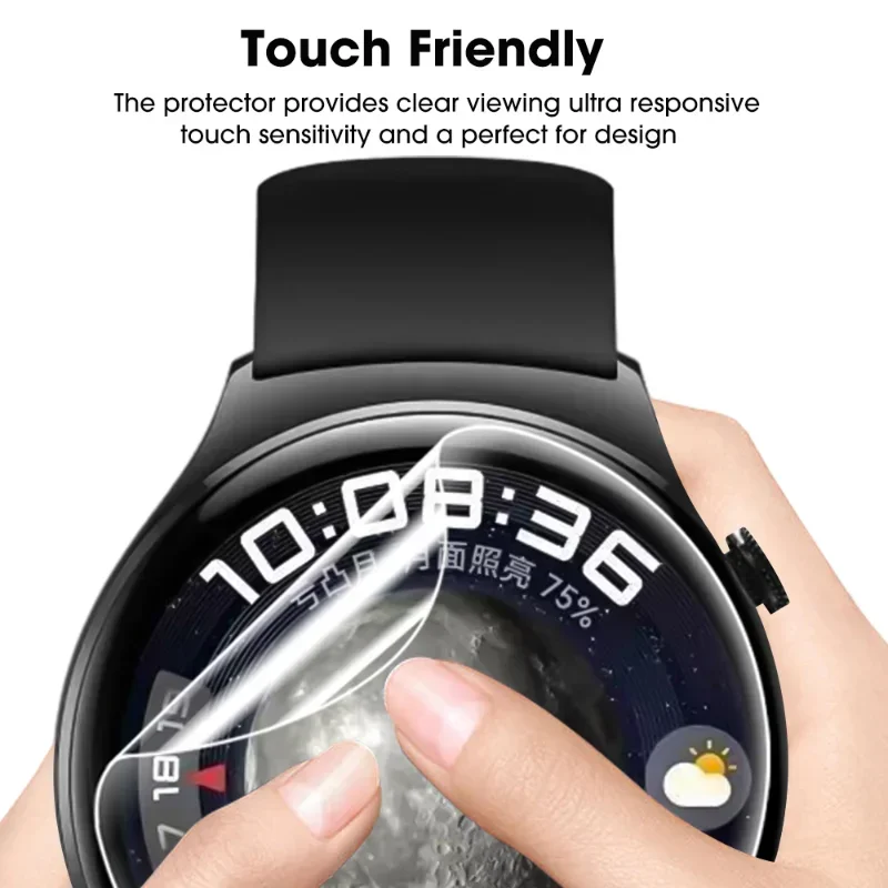 Soft Hydrogel Film for Huawie Watch 4 Pro Screen Protectors Anti-scratch Protective Film for Huawei Watch 4 Pro Not Glass