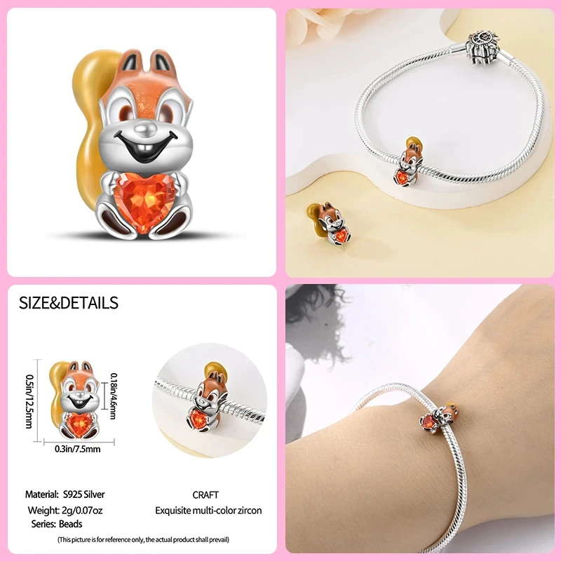 925 Sterling Silber Hunde pfote drucken Perlen niedlichen Katze Tier Charme passen Original Anhänger Armbänder DIY Schmuck machen Geschenk Schlüssel anhänger