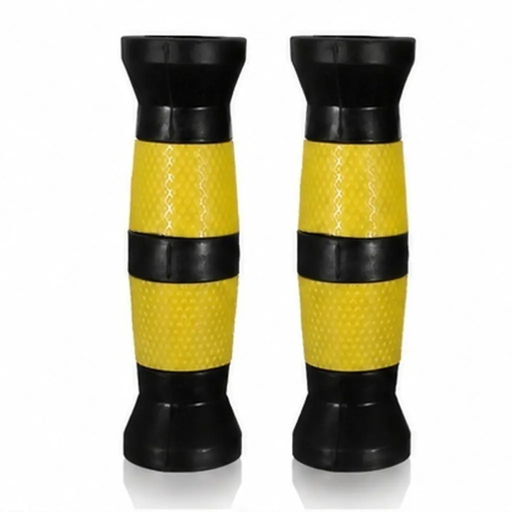 2Pcs Non-Slip Dumbbell Handle Protectors PVC Barbell Grip Covers for Weightlifting Strength Training Gym Fitness - view 6
