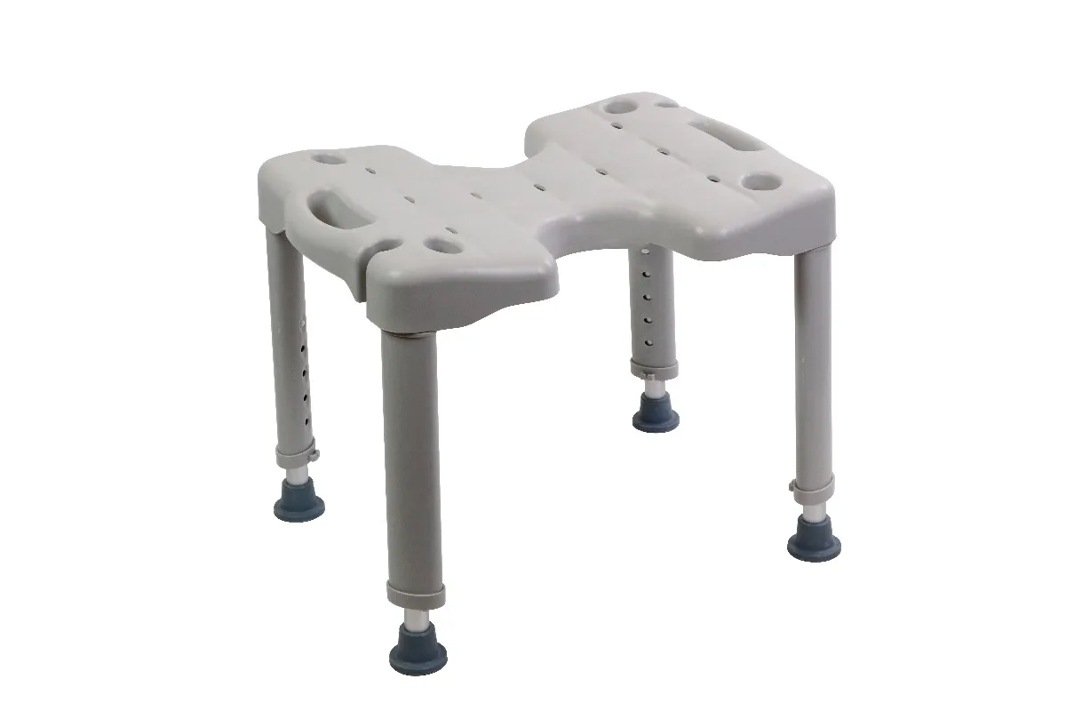 The elderly with backrest sunscreen bathroom safety height adjustable bath chair seat