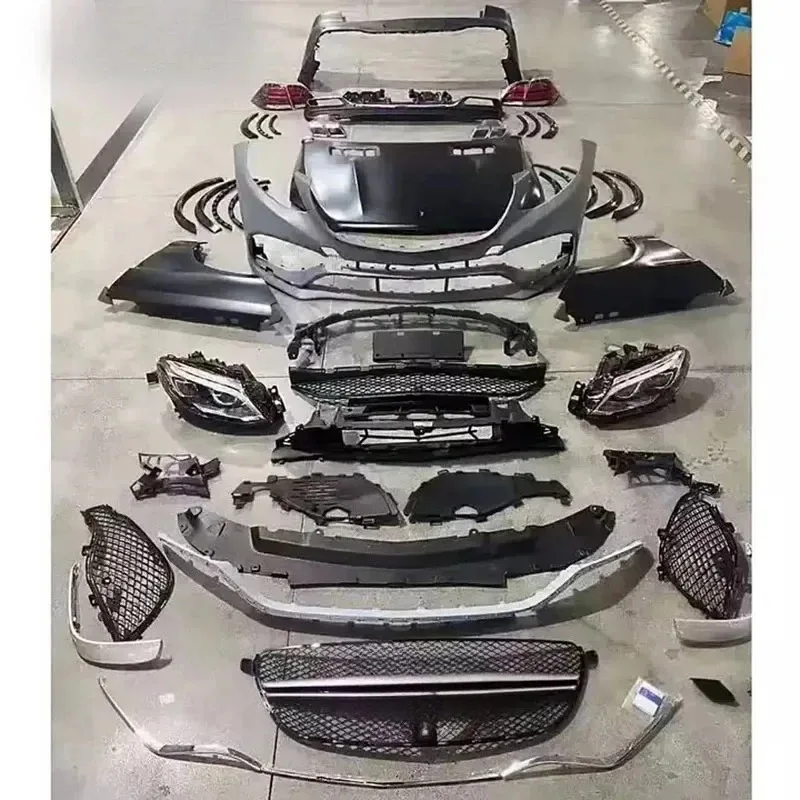

Car Modified Body Kits Include Headlight Taillight Bumpers Hood ML W166 Upgrade To GLE63 Style